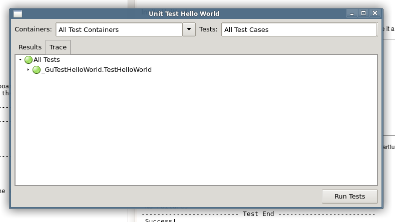 Unittest Tracer